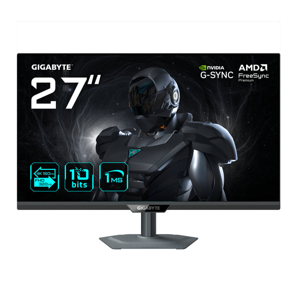 G27UP Monitor de juego 27 4K UHD - Modo dual (4K 160Hz o FHD 320Hz)  3840 x 2160  1ms  400 cd/m  FreeSync Premium  HDR10  HDMI 2.1  DisplayPort 1.4