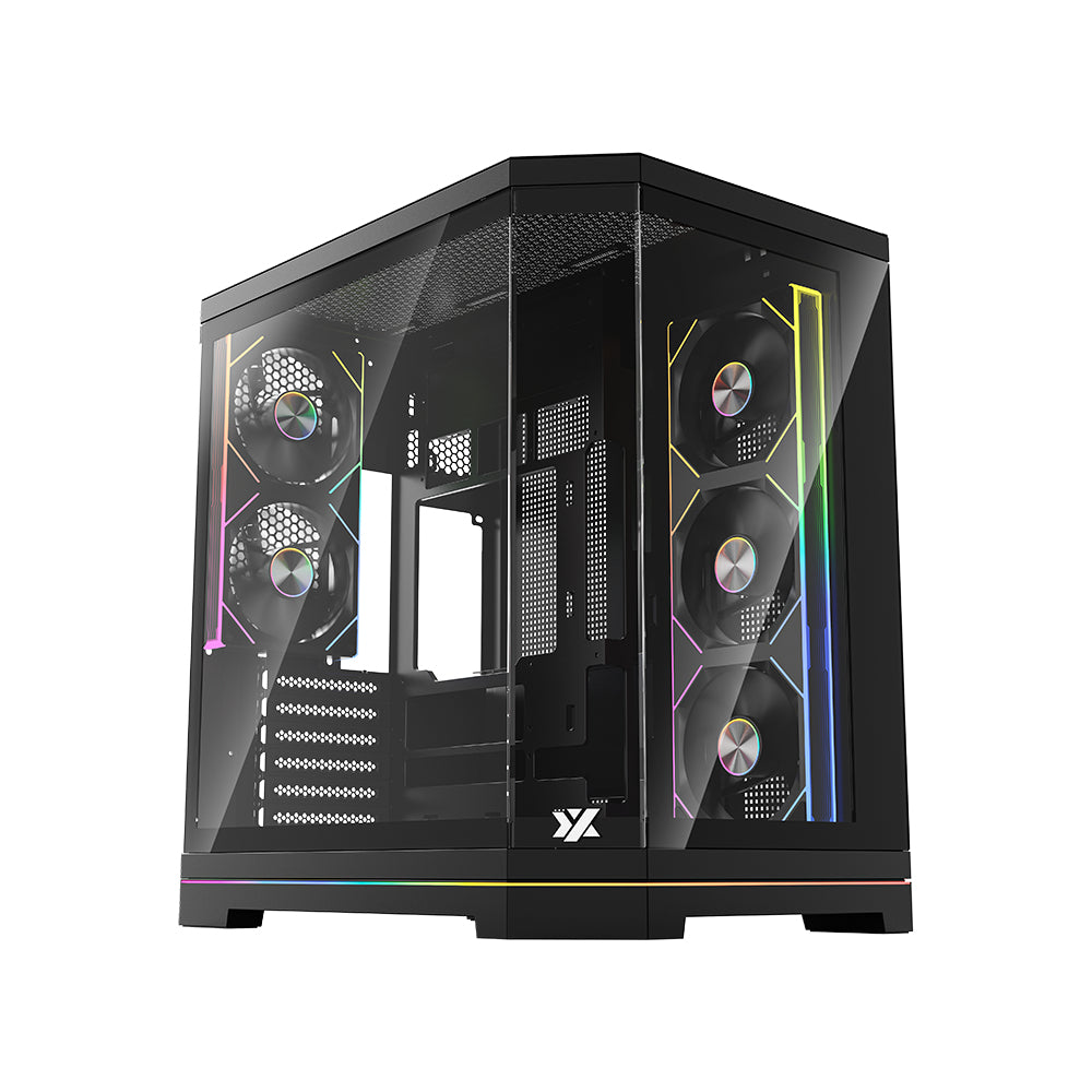 X-CS-NEUTRONX-B carcasa de ordenador Midi Tower Negro