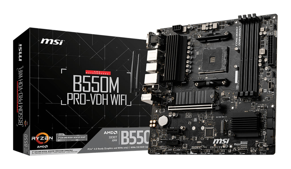 B550M PRO-VDH WIFI placa base AMD B550 Zcalo AM4 micro ATX