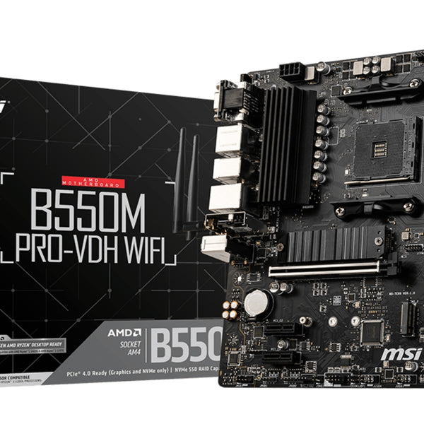 B550M PRO-VDH WIFI placa base AMD B550 Zcalo AM4 micro ATX
