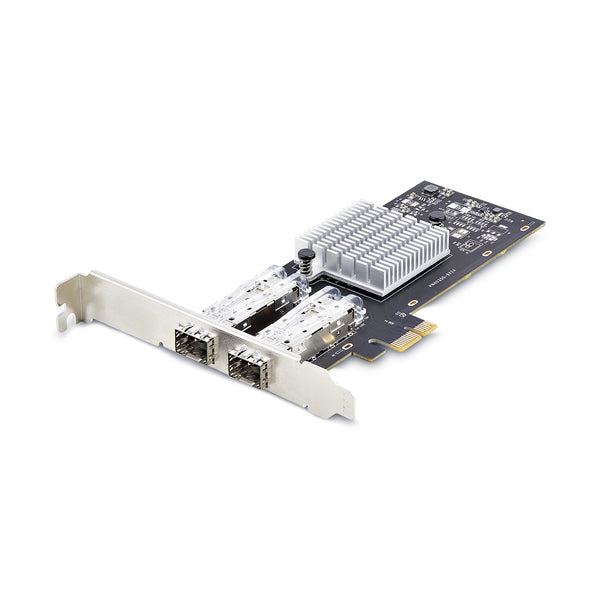 Tarjeta PCIe 2.1x1 de Red de Fibra ptica/Cobre Ethernet 1Gb SFP de 2 Puertos - Chipset Controlador Intel I350-AM2 - Cobre de 1000BASE/Fibra ptica - NIC