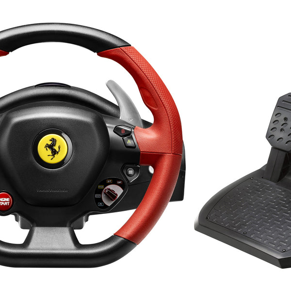 Ferrari 458 Spider Negro  Rojo USB Volante + Pedales Xbox One