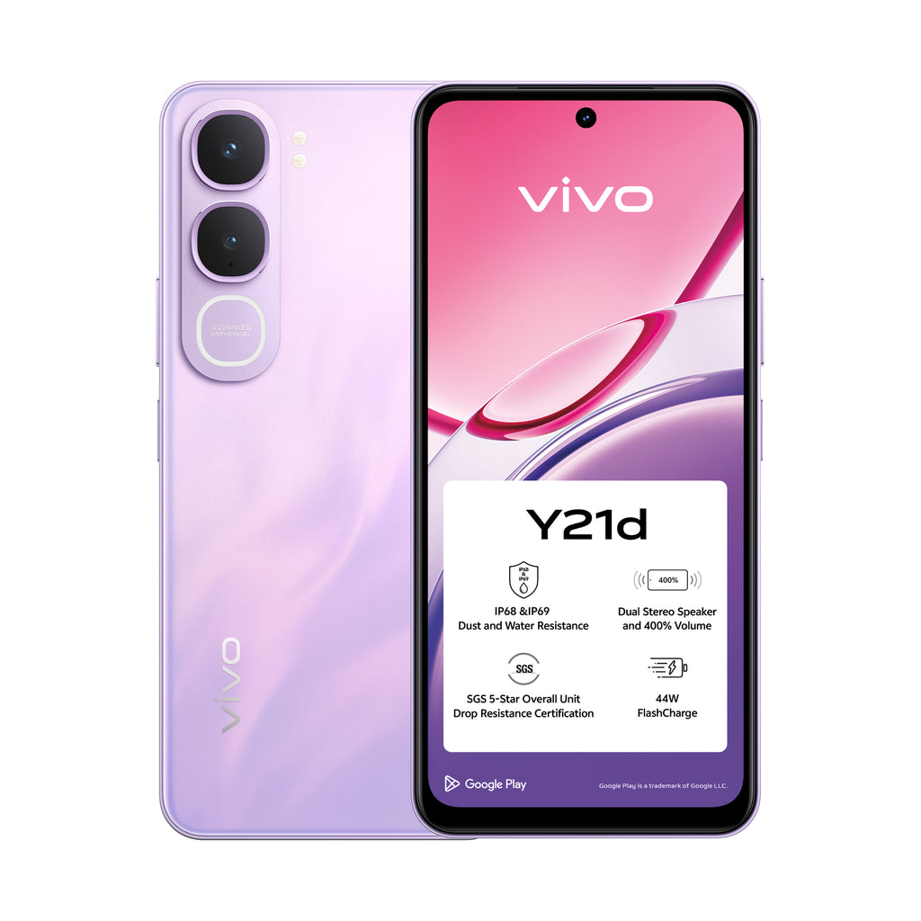 Y21d 17 cm (6.68") Android 15 4G USB Tipo C 4 GB 128 GB 6500 mAh Prpura
