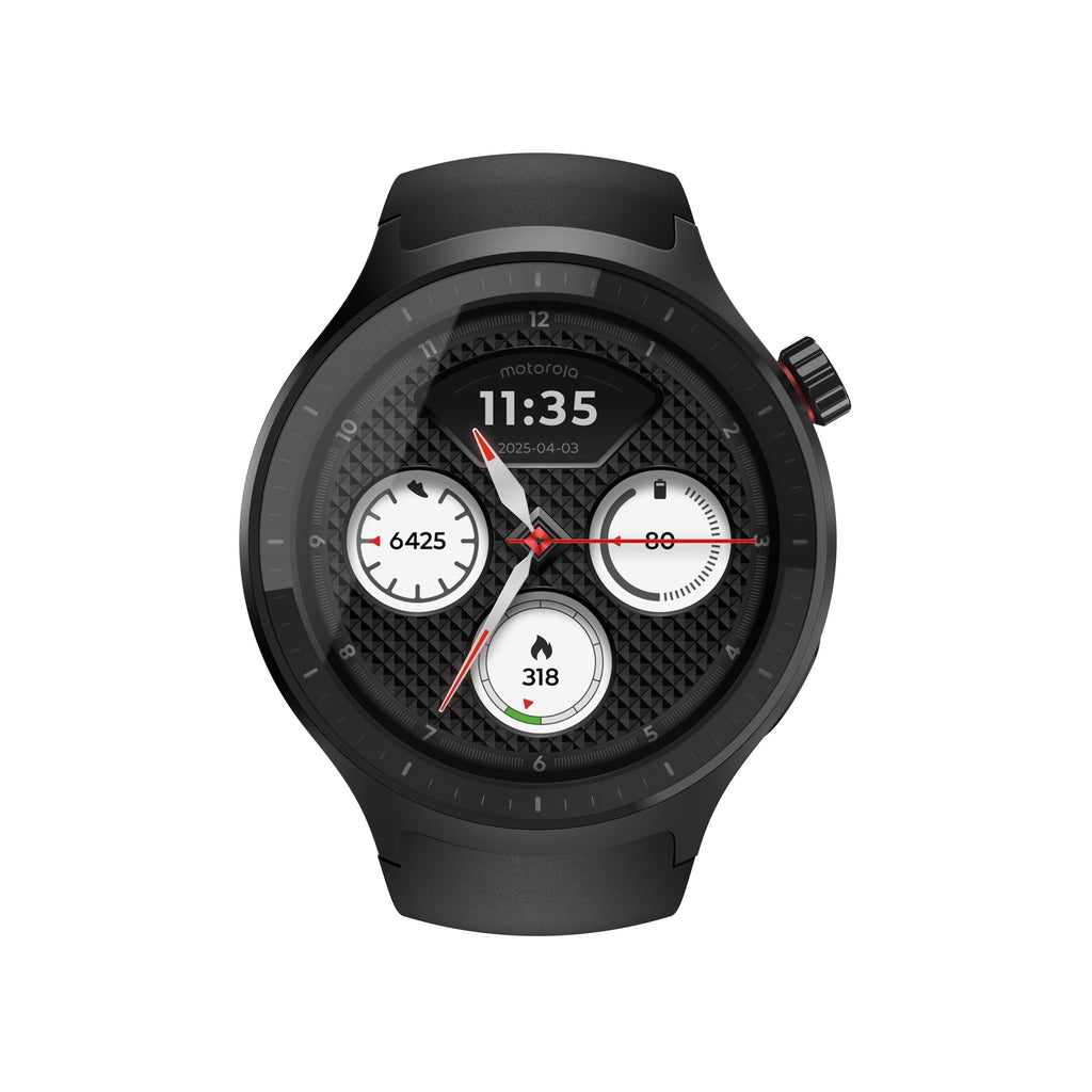 Moto Watch 3 63 cm (1.43") OLED 47 mm Digital Pantalla tctil Negro GPS (satlite)