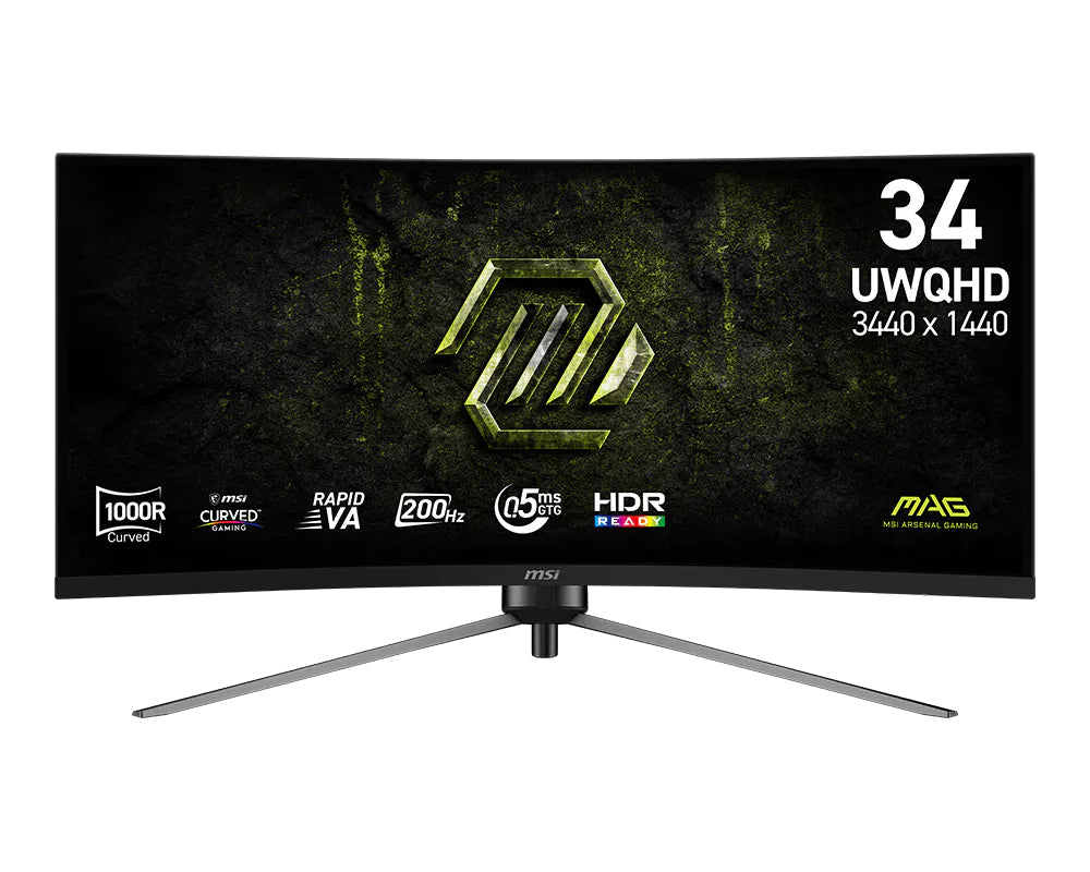 MAG 345CQRF E20 pantalla para PC 86 4 cm (34") 3440 x 1440 Pixeles UltraWide Dual Quad HD Negro