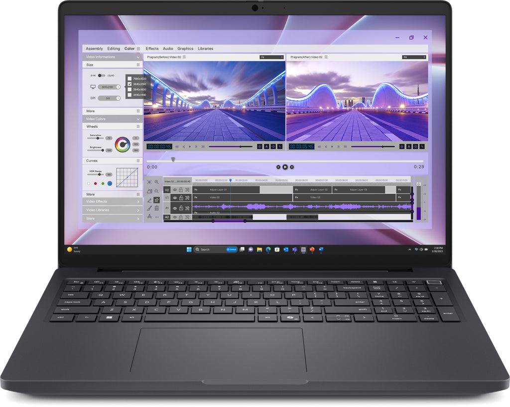Pro Max 16 MC16250 Intel Core Ultra 7 265H Estacin de trabajo mvil 40 6 cm (16") Full HD+ 32 GB DDR5-SDRAM 1 TB SSD NVIDIA RTX PRO 2000 Blackwell Wi-Fi 7 (802.11be) Windows 11 Pro Espaol Negro