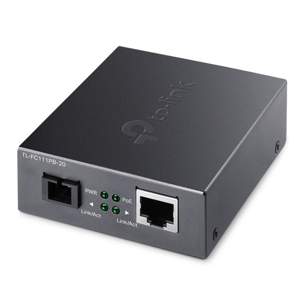 TL-FC111PB-20 convertidor de medio 100 Mbit/s Negro