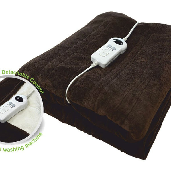 EB-162.001A manta elctrica y almohadilla 100 W Marrn  Crema de color Velln