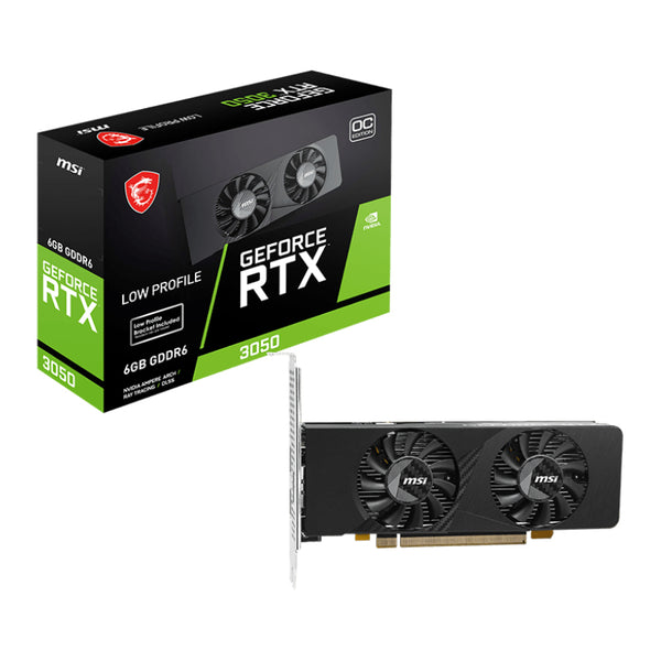 GEFORCE RTX 3050 LP E 6G OC tarjeta grfica NVIDIA 6 GB GDDR6