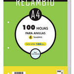 Recambio A4 100 Hojas
