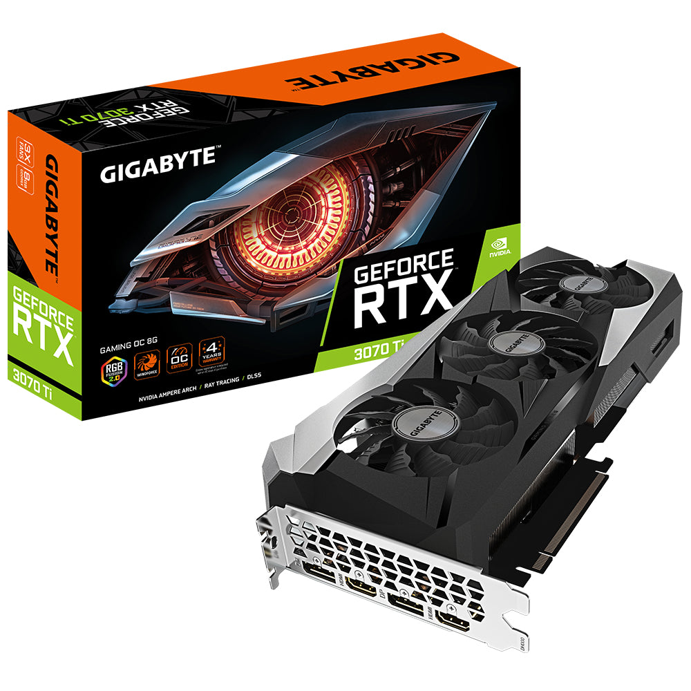 GAMING GV-N307TGAMING OC-8GD tarjeta grfica NVIDIA GeForce RTX 3070 Ti 8 GB GDDR6X