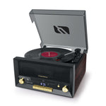 MT112W tocadisco Tocadiscos de traccin por correa Marrn Automtico