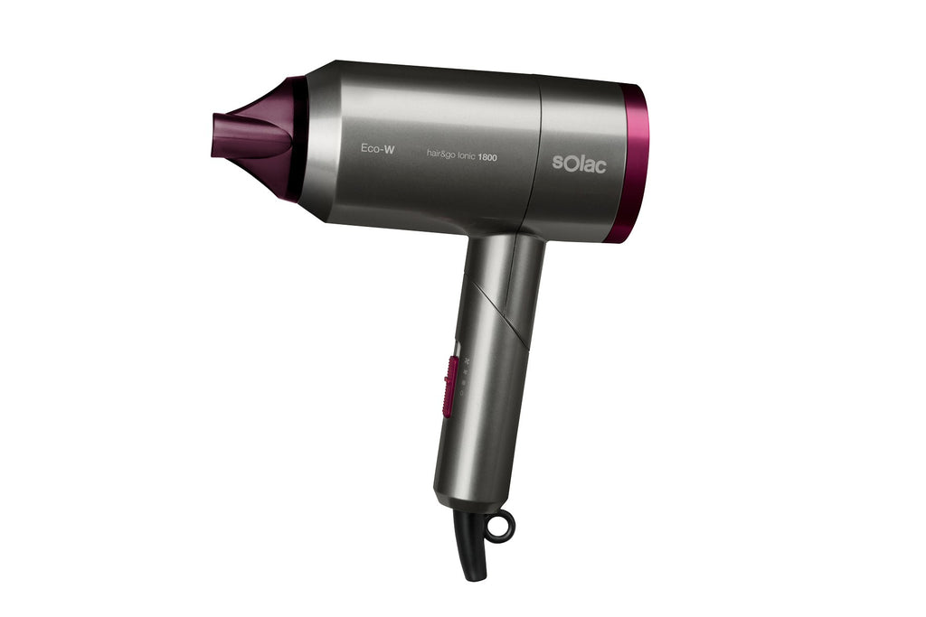 Hair&Go Ionic secador 2000 W Gris  Prpura