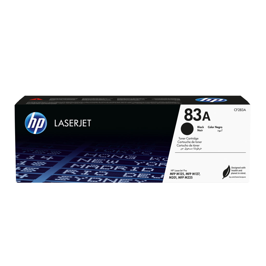 Cartucho de tner original LaserJet 83A negro