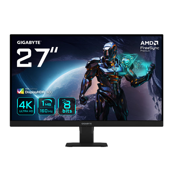 GS27U 27" Monitor de juegos UHD - 3840 x 2160  160Hz  1ms  350 cd/m  Display HDR400  HDMI 2.1  DisplayPort 1.4