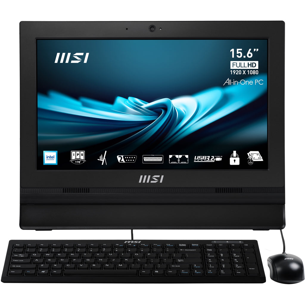 Pro AP162T ADL-007XES All-in-One PC Intel N N100 39 6 cm (15.6") 1920 x 1080 Pixeles Pantalla tctil PC todo en uno 4 GB DDR4-SDRAM 256 GB SSD Wi-Fi 6 (802.11ax) Negro
