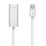 Conversor USB 3.0 A Ethernet Gigabit 10/100/1000 Mbps  15 cm
