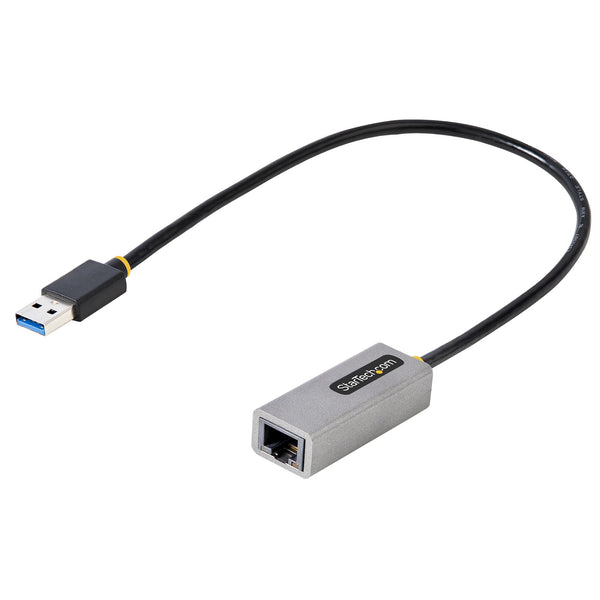 Adaptador USB 3.0 a Ethernet Gigabit de 10/100/1000 para Porttiles - con Cable Incorporado de 30cm - Adaptador USB a RJ45 - Adaptador Externo de Red LAN - sin Controladores