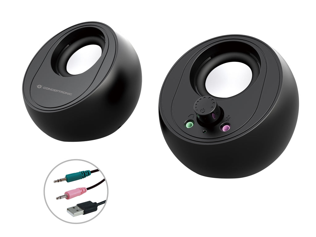BJORN01B altavoz De 2 vas Negro Inalmbrico y almbrico 10 W
