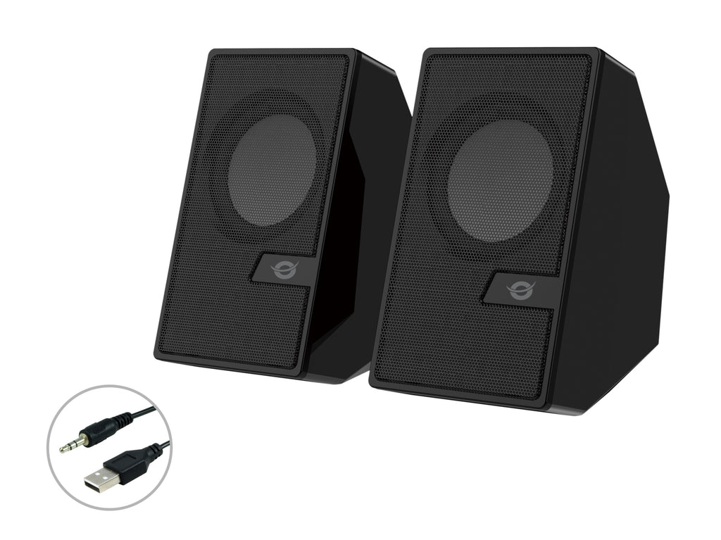 BJORN02B altavoz De 2 vas Negro Inalmbrico y almbrico 6 W