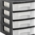 1104 CS TL cajonera para oficina Negro Plstico