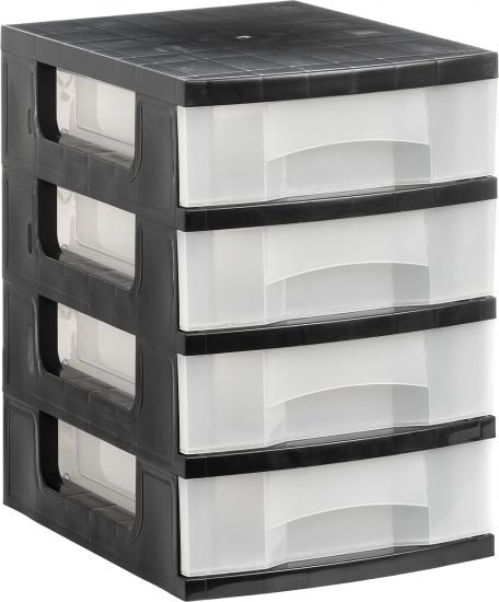 1104 CS TL cajonera para oficina Negro Plstico