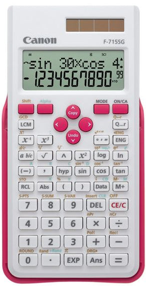 F-715SG calculadora Bolsillo Calculadora cientfica Rosa  Blanco