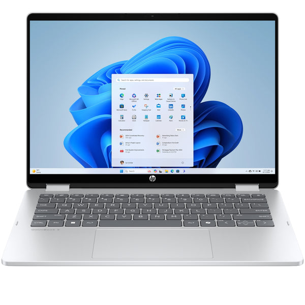 OmniBook 5 Flip 2-in-1 Laptop 14-fp0057ns Intel Core 7 150U 35 6 cm (14") Pantalla tctil 2K 16 GB LPDDR5-SDRAM 1 TB SSD Wi-Fi 6 (802.11ax) Windows 11 Home Plata