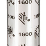 Cinta de Cera 1600  110mm x 450m  Econmica  Ncleo de 1in  18 rollos/caja