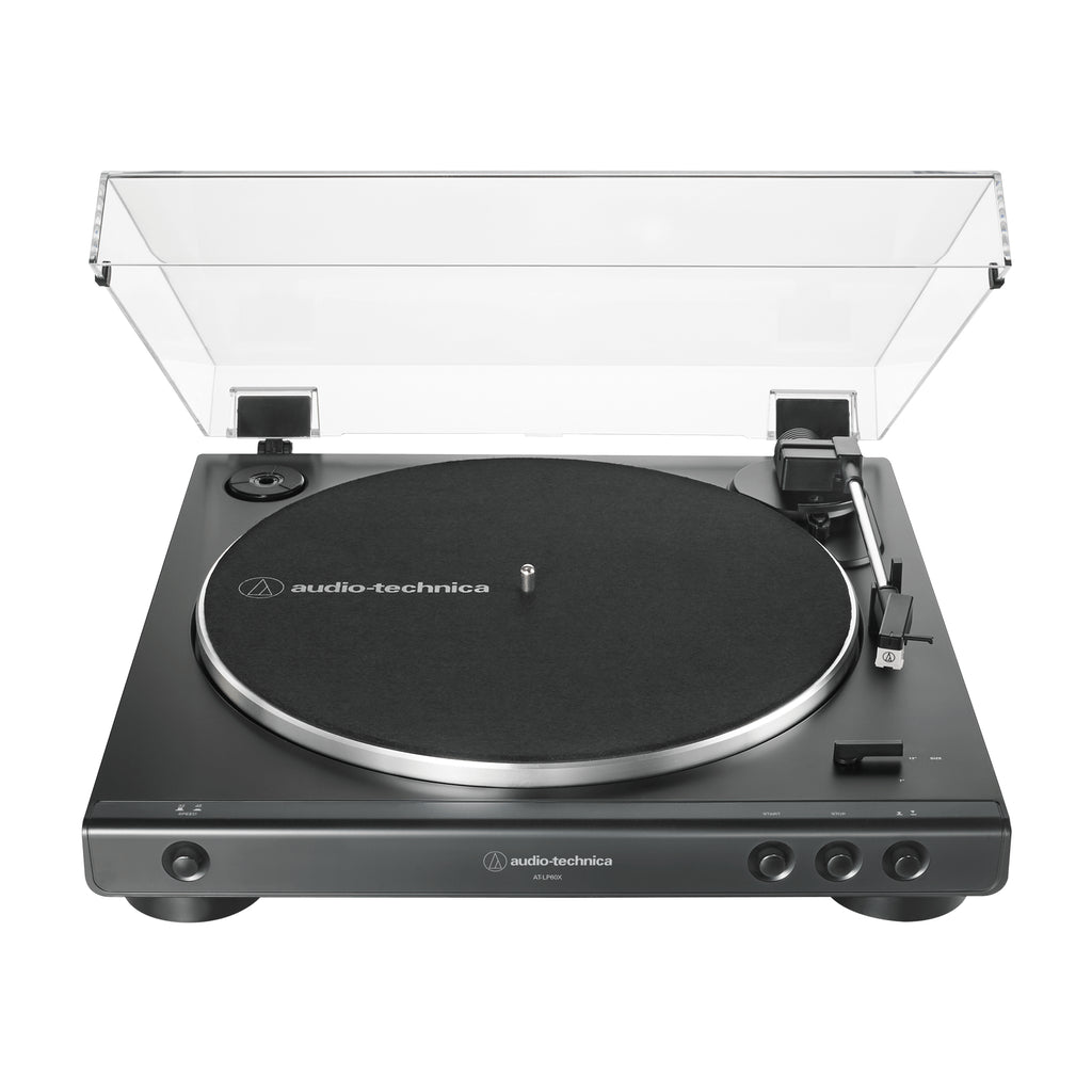 AT-LP60X Tocadiscos de traccin por correa Negro Totalmente automtico