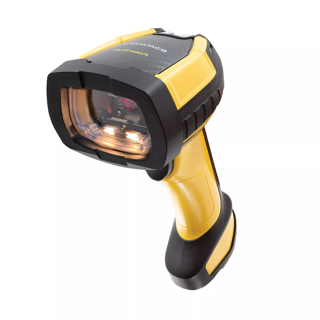 PM9600-SR433RBK10 lector de cdigo de barras Lector de cdigos de barras porttil 1D/2D Laser Negro  Amarillo