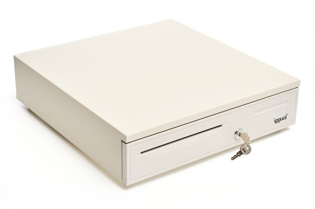 Cajn Portamonedas IRON-50W 42cm 5+8 blanco