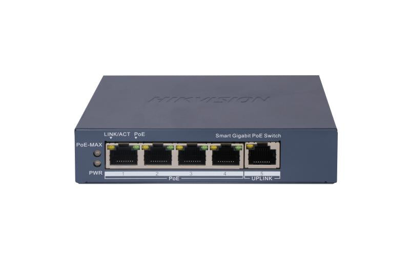 DS-3E1505P-EI switch Gestionado Gigabit Ethernet (10/100/1000) Energa sobre Ethernet (PoE) Gris