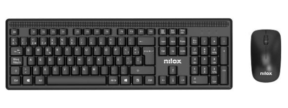 NXKMWE011 teclado Ratn incluido Oficina RF inalmbrico Espaol Negro