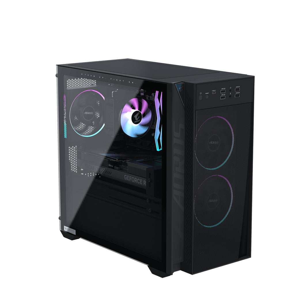 AORUS PRIME 3 PC de Escritorio Gaming - AMD Ryzen 7 9700X  RTX 5070 12GB  32GB DDR5-SDRAM  1000GB SSD  Windows 11 Home