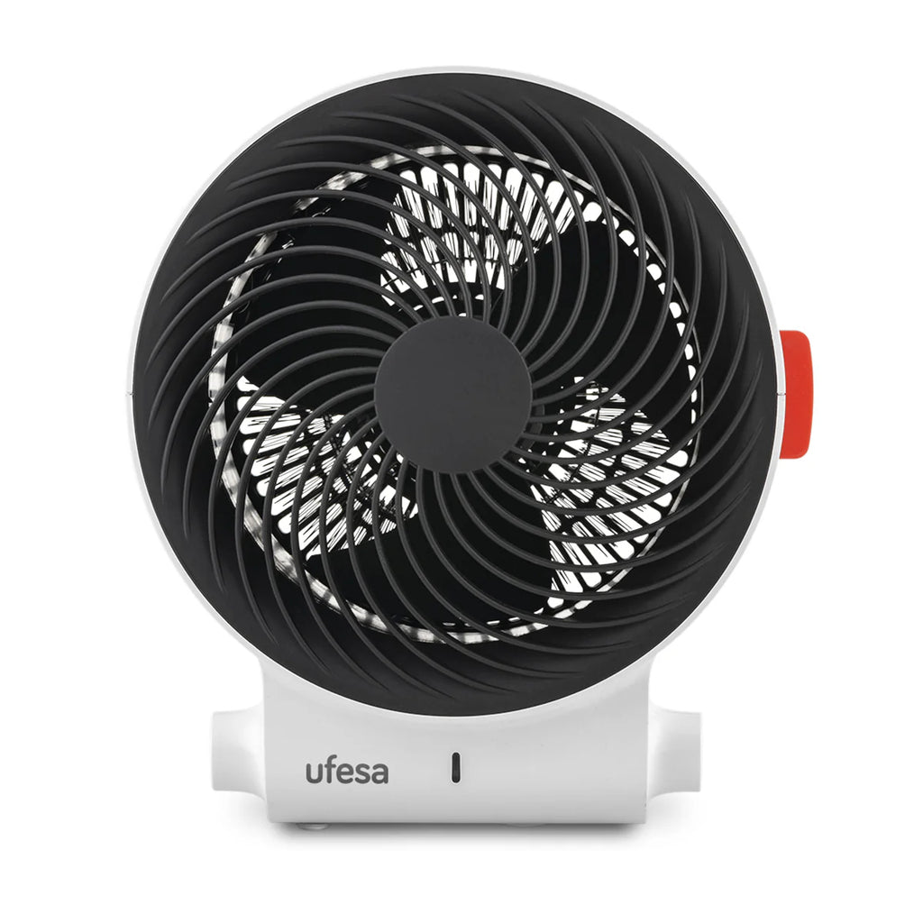 Atlas Interior Negro  Blanco 2000 W Ventilador elctrico