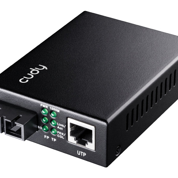 MC100GSA-20 convertidor de medio 1000 Mbit/s 1310 nm Monomodo Negro