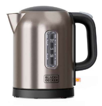 BXKE2207E tetera elctrica 1 L 2200 W Acero inoxidable