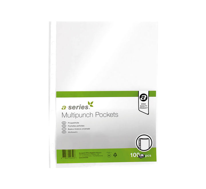 C. 100 FUNDAS PP A4 11T A-SERIES 80M P/NAR AS0760