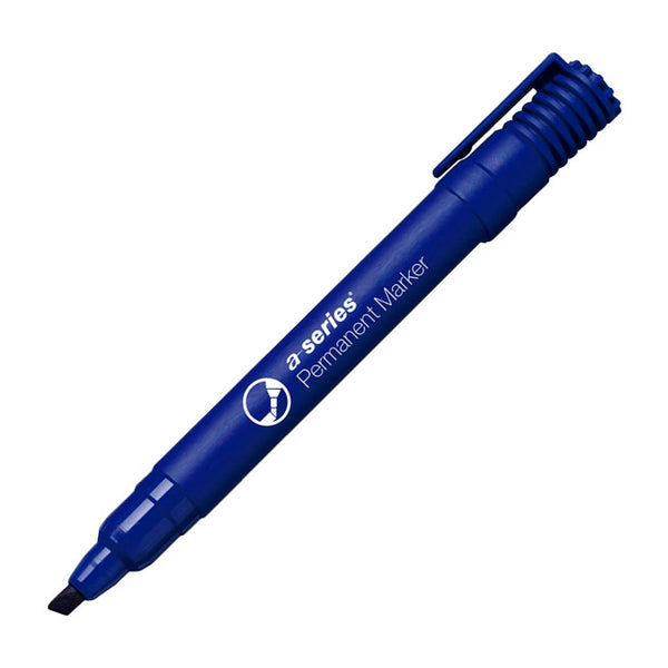 MARCADOR A-SERIES PERM PTA BISEL AZUL AS1087