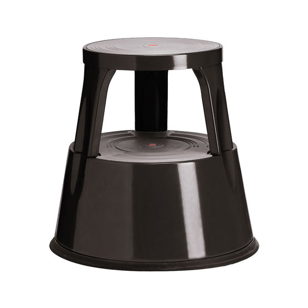 TABURETE 2 PELDAOS MET. A-SERIES NEGRO