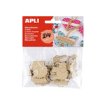 BOLSA 12 PINZAS PIZARRA APLI ANIMALES 40MM