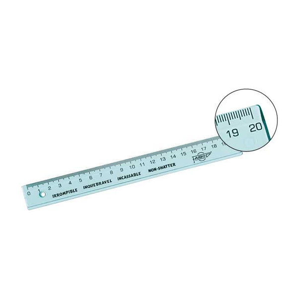 REGLA ESCOLAR FAIBO 20CM IRROMPIBLE
