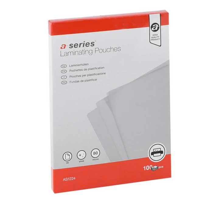PAQ. 100 FUNDAS PLASTIFICAR A-SERIES 80MIC A5