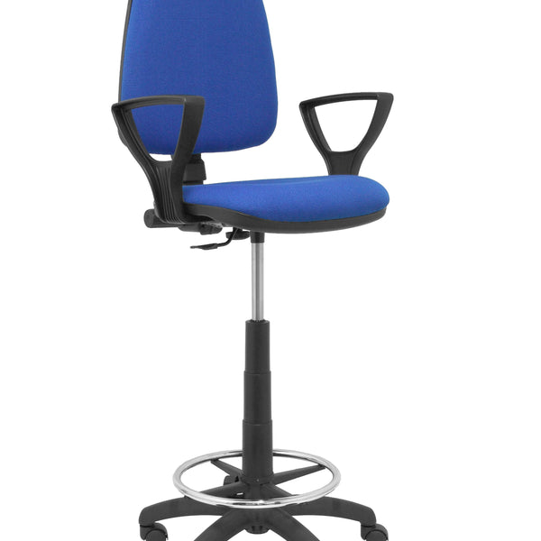 Taburete Ayna bali azul brazos fijos