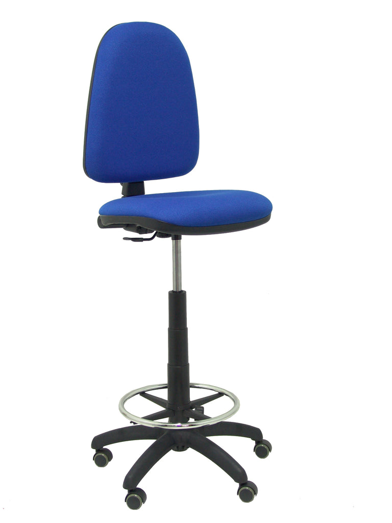 Taburete Ayna bali azul ruedas de parqu