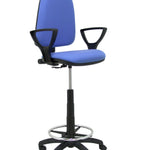 Taburete Ayna bali azul claro brazos fijos