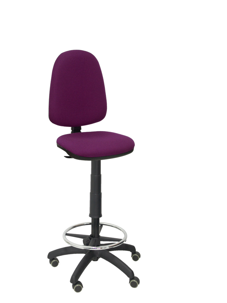 Taburete Ayna bali morado ruedas de parqu