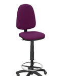 Taburete Ayna bali morado ruedas de parqu