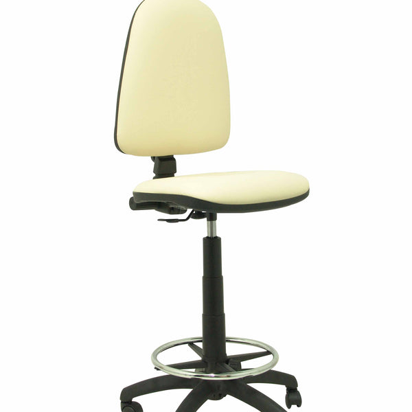 Taburete Ayna similpiel crema